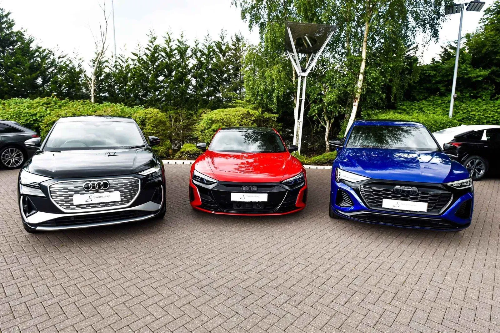 Three Audi's Lined Up