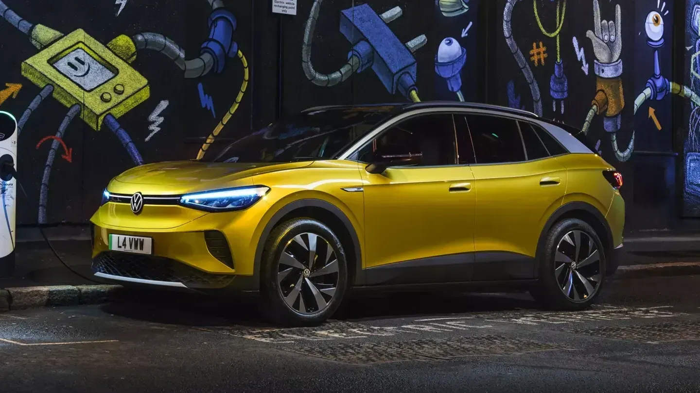 Yellow ID4 Parked Up