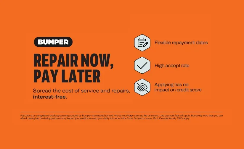 Bumper banner with details