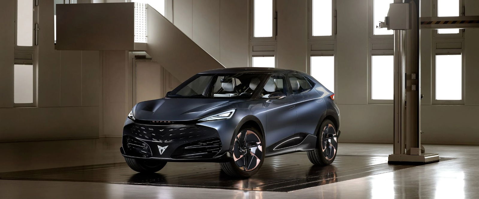 Front view of CUPRA Tavascan