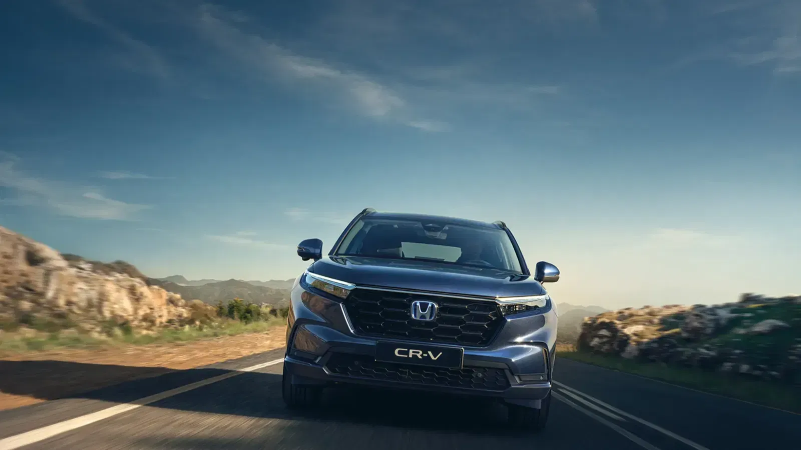 Image of a Honda SUV Driving Towards the Camera