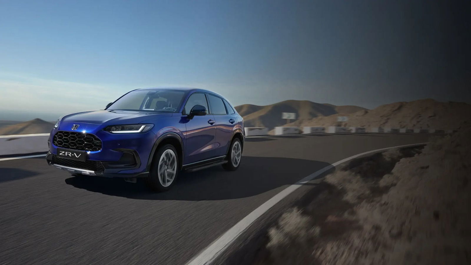 Blue Honda ZR-V with Robust Pack