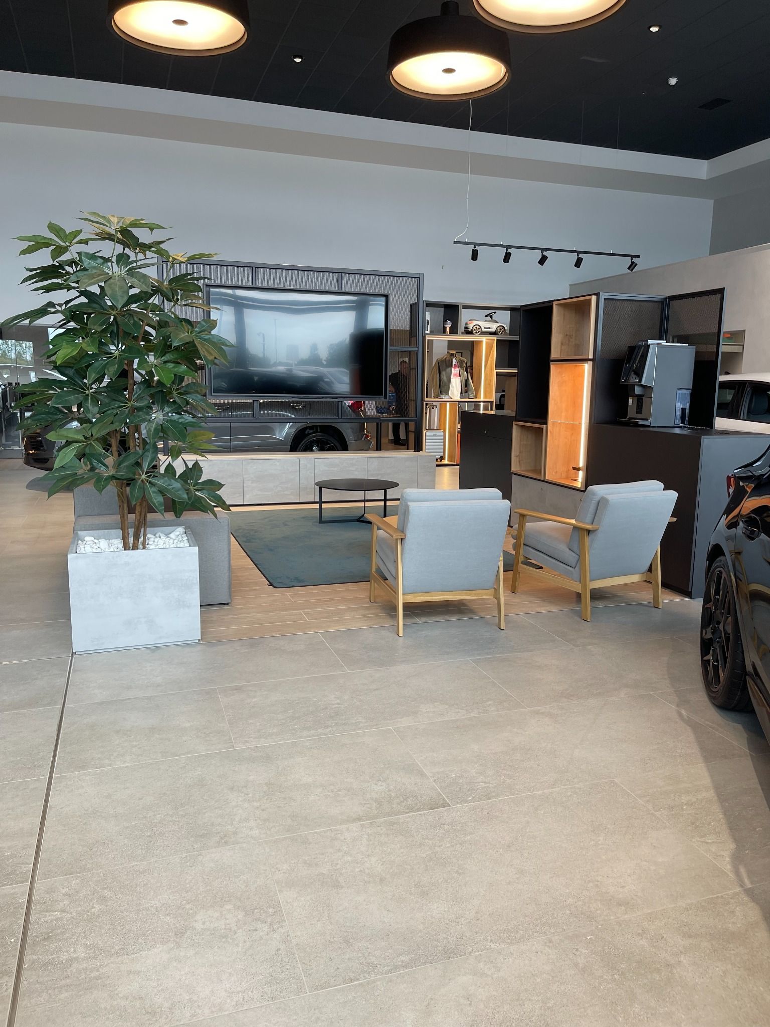 Sales and Servicing Customer Seating area inside CUPRA Oldham