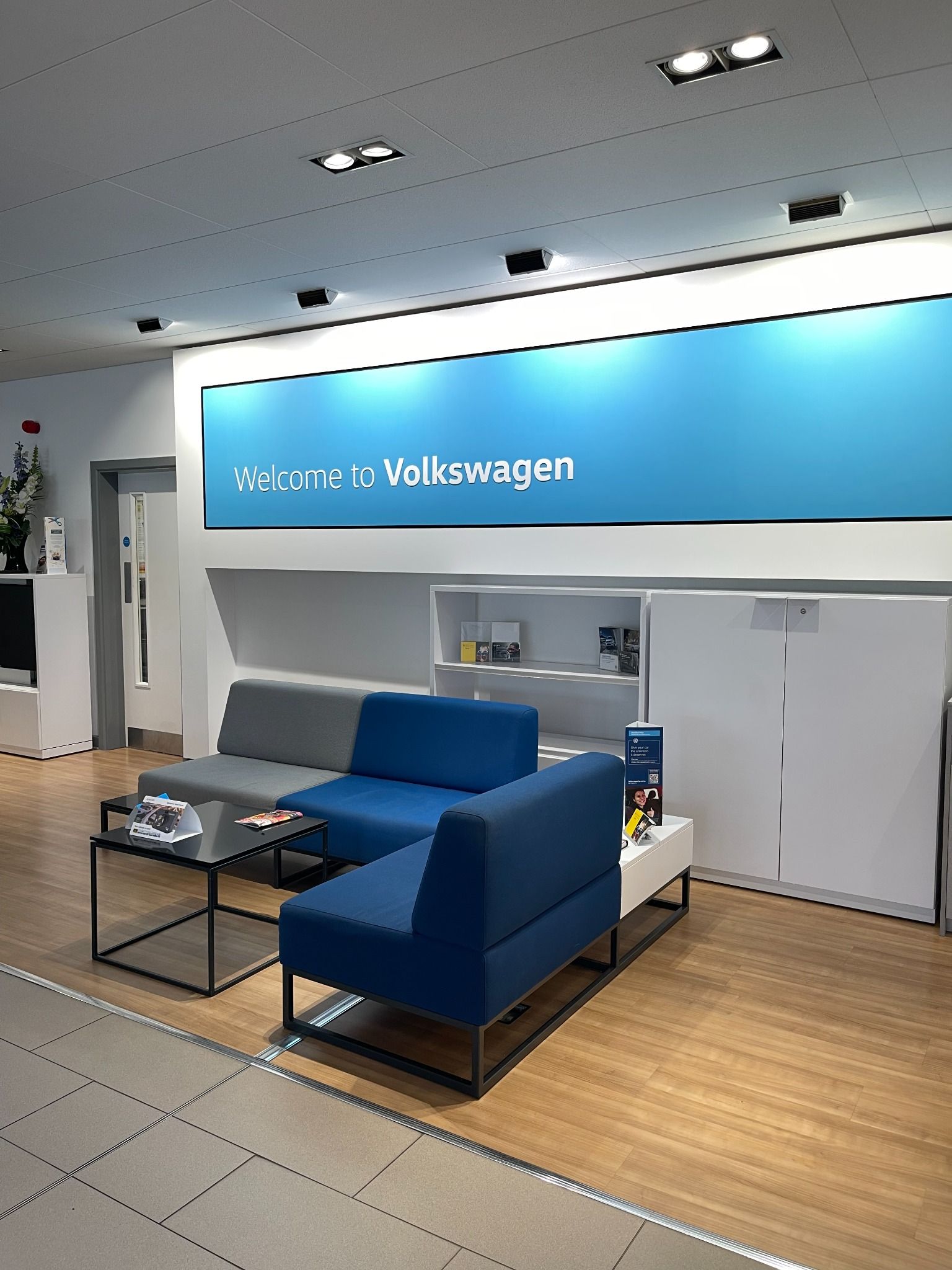 Customer Seating area in Wrexham Volkswagen