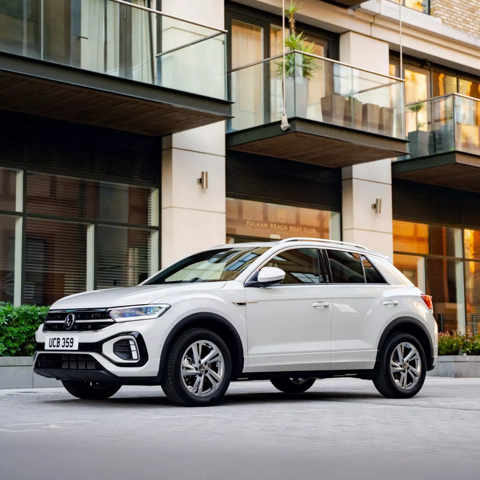 White Volkswagen T-Roc