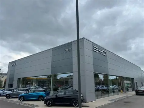 exterior photo of BYD Crewe. 1 of 3 BYD Sites represented by Swansway Motor Group