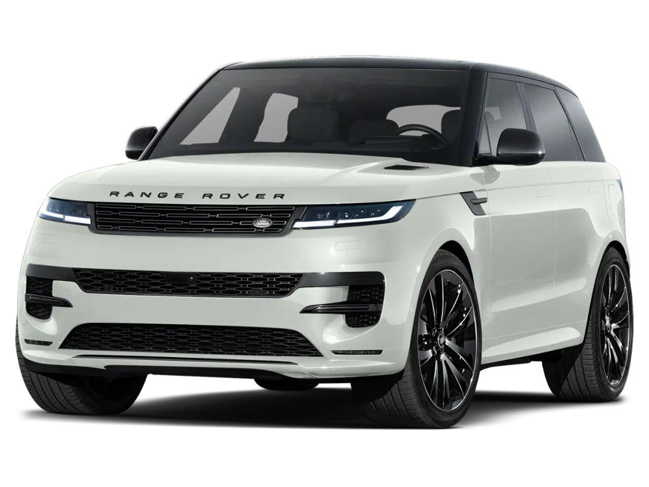 white range rover sport with black alloys